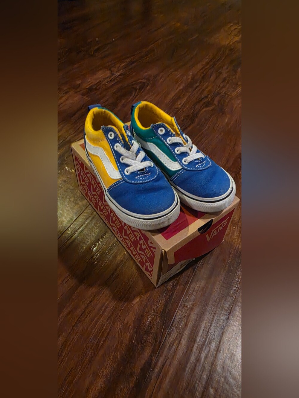 Toddler VANS - Primary Color Check - Size 8t
